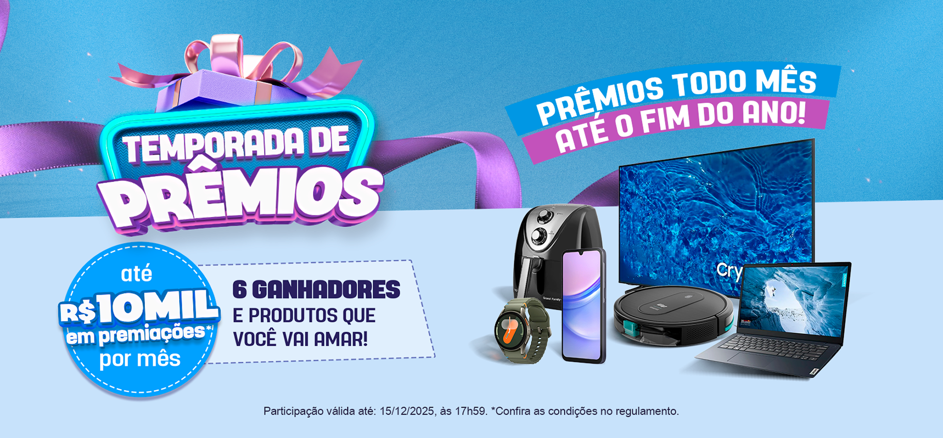Banner da campanha